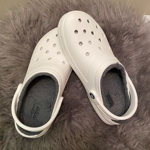 CROCS Classic Line White and Grey.